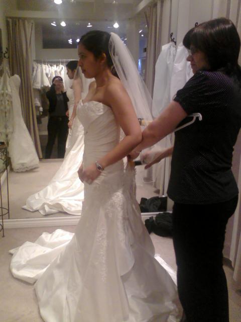 Any Anjolique Brides? :  wedding dress anjolique anjolique 1010 1014 Side