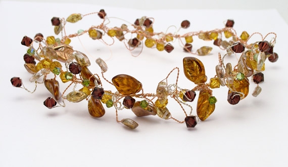Vine-y twisty headpieces? :  wedding vine twisted headpiece tiara headband fascinator enchanted forest 1 834149front View Hair Vine Web
