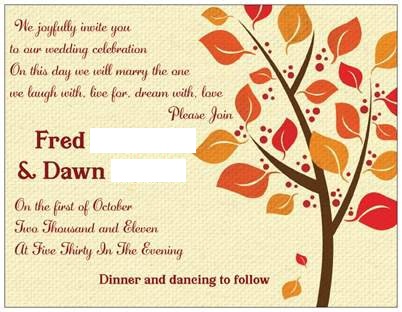 Fall wedding ideas! :  wedding In