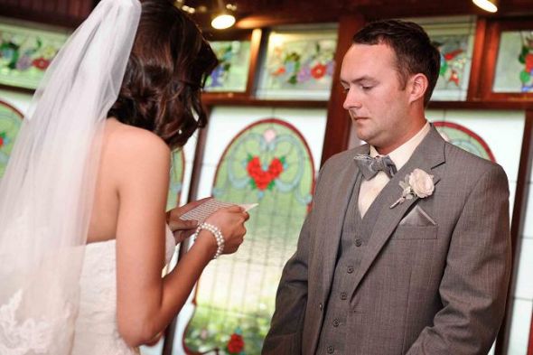 **Photo Recap**The Ceremony!!** Very Pic Heavy! :  wedding photo recap ceremony petals cones programs personal vows ANNA  JON 2011   LOW RESOLUTION 235