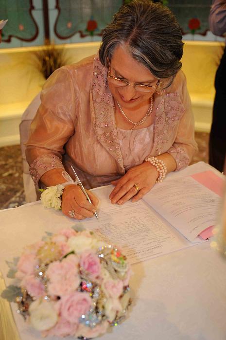 **Photo Recap**The Ceremony!!** Very Pic Heavy! :  wedding photo recap ceremony petals cones programs personal vows ANNA  JON 2011   LOW RESOLUTION 256