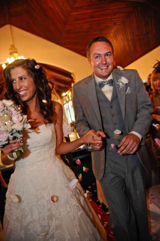 **Photo Recap**The Ceremony!!** Very Pic Heavy! :  wedding photo recap ceremony petals cones programs personal vows ANNA  JON 2011   LOW RESOLUTION 260