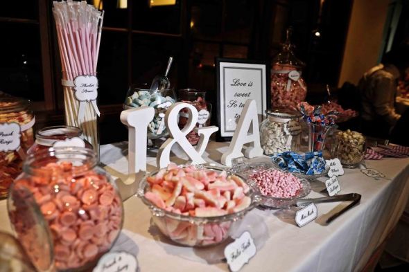 **Photo Recap**Lots of Reception Details!!** Extremely Pic Heavy! :  wedding photo recap tables cake cigar bar candy buffet guest book ANNA  JON 2011   LOW RESOLUTION 477