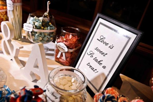 **Photo Recap**Lots of Reception Details!!** Extremely Pic Heavy! :  wedding photo recap tables cake cigar bar candy buffet guest book ANNA  JON 2011   LOW RESOLUTION 479