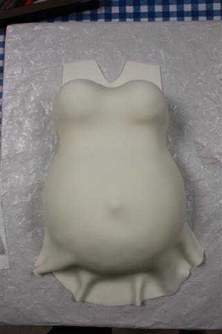 NWR – How to make a belly-baby shower cake and shoes :-) Steps and 