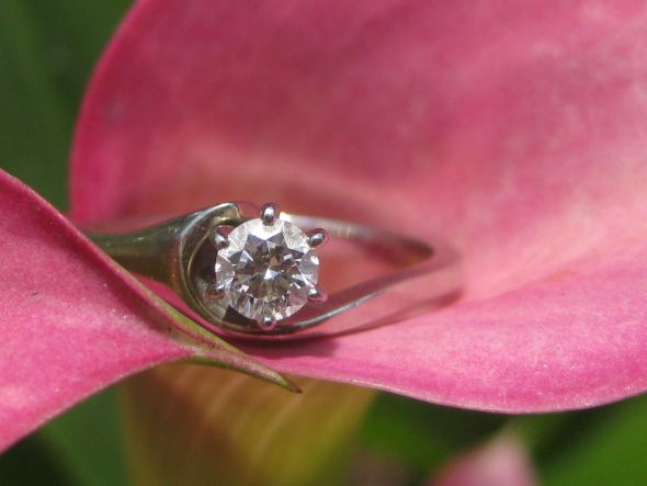 Unique E-Rings... :  wedding ring black diamond unique engagement rough diamond E Ring July 23 11 019