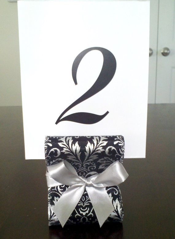 Place Card Holders Table Number Holders Customized to Your Wedding 