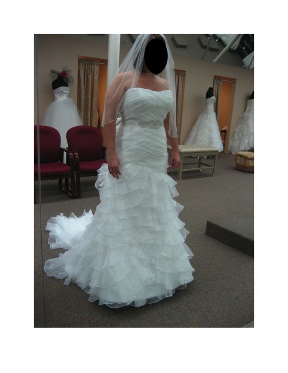 Fab dress with flowy ruffled skirt pics NEEDED. Im looking for the perfect one! : wedding dress dresses ruffles flowy gown Dress Pic For Weddingbee