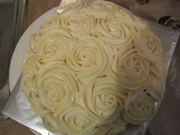 Showing off - Homemade cake trial! :  wedding IMG 0597