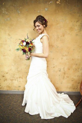RECAP pro pics Fall DIY Green Wedding :  wedding WB1
