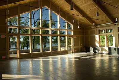 POST A PHOTO OF YOUR VENUE :  wedding venue reception hall reception photo husband wife ceremony bride groom Inside 4 Rivers