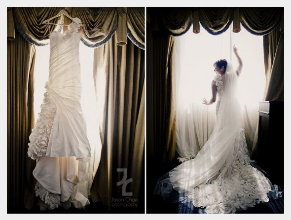What kind of veil with this dress? PICS : wedding dress veil birdcage Wedding MarissaArman 01