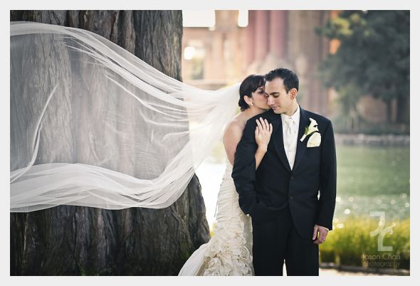 What kind of veil with this dress? PICS : wedding dress veil birdcage Wedding MarissaArman 06