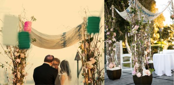 Show us your Chuppahs : wedding flowers chuppahs jewish ceremony Chuppah