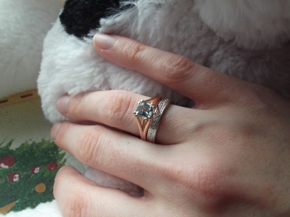 my aqua RHR is done!  show me your RHRs... (pix) :  wedding DSCF1301