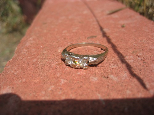 Have you got an HEIRLOOM engagement ring (or stone)? STORY! :  wedding ring engagement vintage heirloom diamond setting Nannys Diamonds Brick