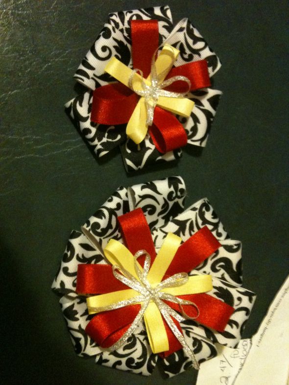 Bows for my flower girls