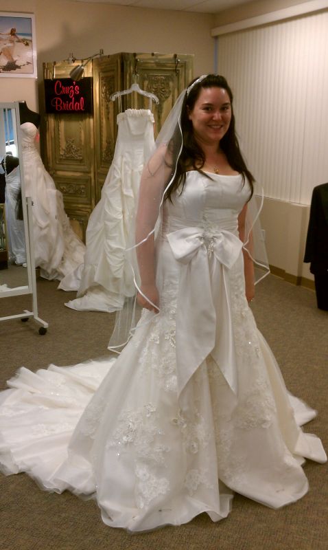 ITS FINALLY HERE (my dress arrived) :  wedding maggie sottero leighton dress fit n flare 1 fit and flare lace and tulle corset leighton by maggie sottero IMAG0412