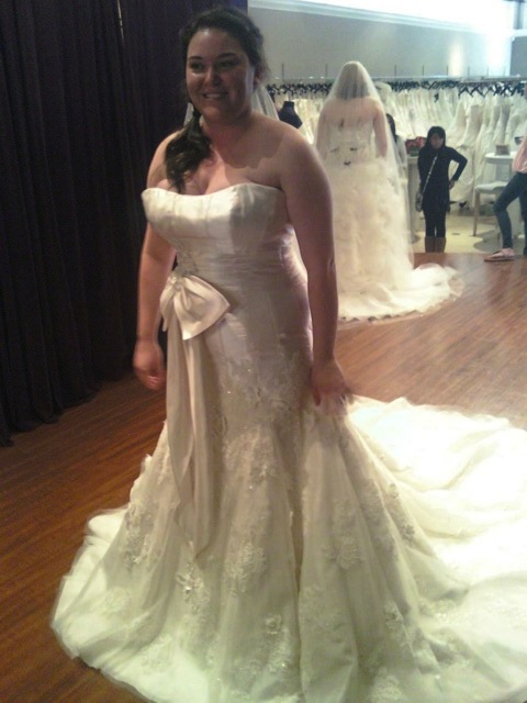 Newbees: What is your dream dress? : wedding jim hjelm lace vintage empire chiffon dress Imagejpeg 2 8