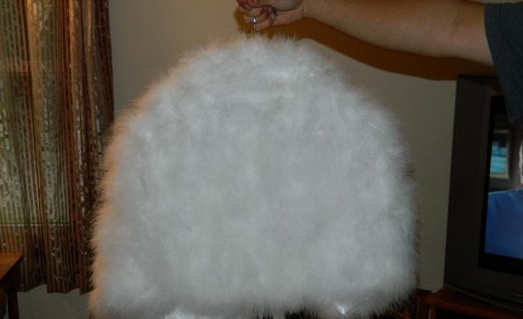 Brand New Alfred Angelo Fur Shawl : wedding Jacket2