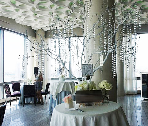 For SALE: WISH CRYSTAL TREE with Wishes Tags + crystals garland SET :  wedding wish tree crystal tree white ivory silver inspiration ceremony flowers diy invitations reception Lk87