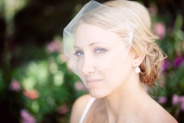 Brand New Tessa Kim Tulle Bandeau Birdcage Veil for SALE! :  wedding veil bandeau veil tessa kim birdcage veil ivory sale L 28907il Fullxfull198919691