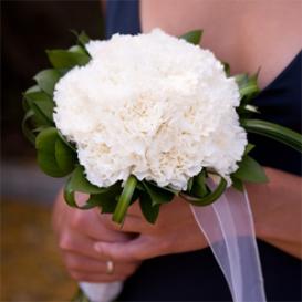 Bridesmaid Flowers White