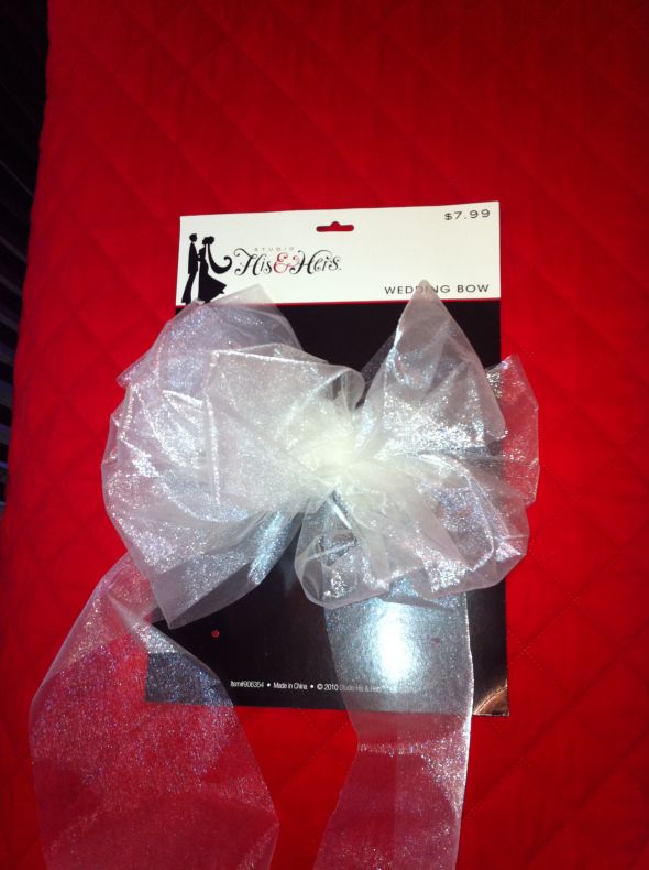 Ivory Bows :  wedding ivory ceremony reception Bow