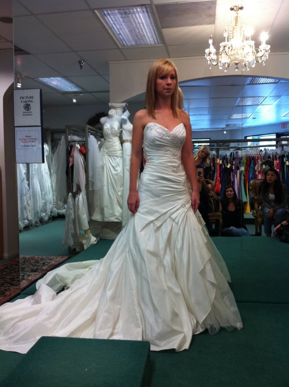 Dress Shopping Journey Complete With Casablanca 1827. Anyone Else? :  wedding dress shopping casablanca 1827 champagne ivory 001