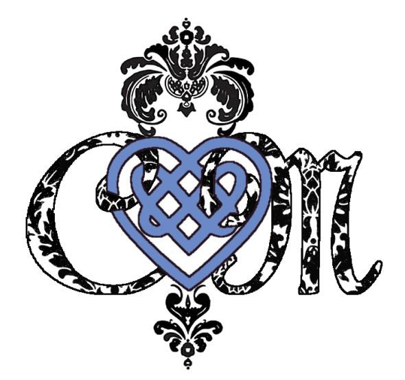 Invitation and Program Monogram :  wedding monogram programs invitation design diy Damask Blue Heart Monogram