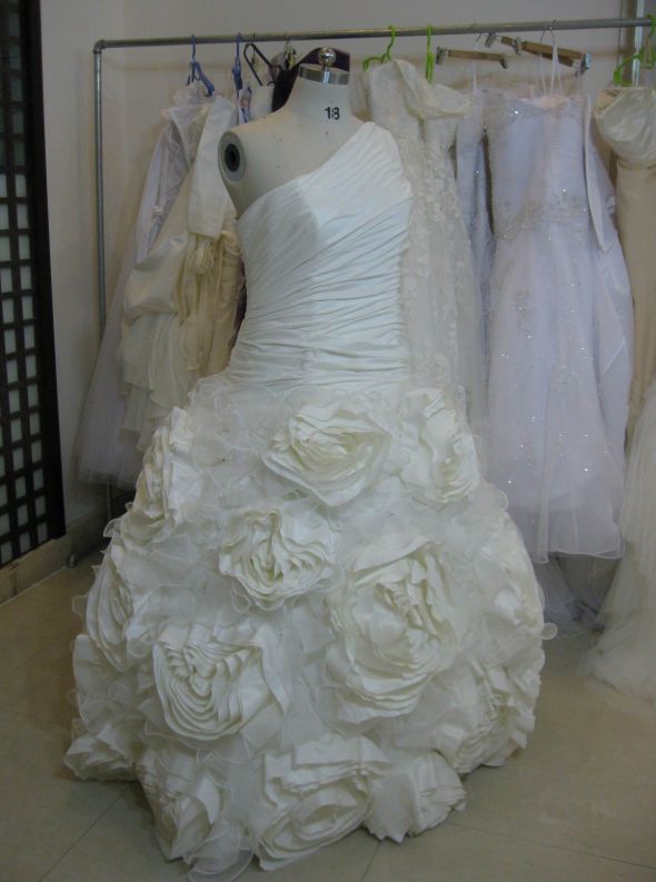 Non strapless dresses! show me pictures of yours! :  wedding non strapless short pictures Dress 1