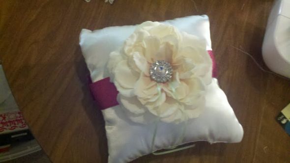 Which ring pillow do you like best? :  wedding diy pillow ring ringbearer Pillow Plain