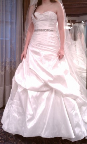 Post the first dress you ever tried, the runner up dress, and THE dress! : wedding dress d1170 essence of australia Davenport