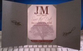 Save-the-Dates/Invites :  wedding Open StD