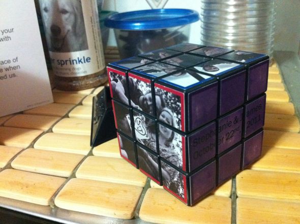 Rubix Cube Favors :  wedding favor rubix cube children kids fun toy diy reception IMG 0261