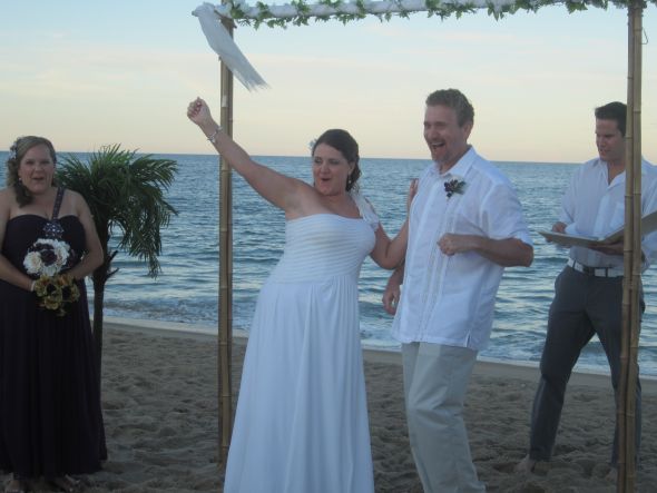Walking back down the aisle with your new husband/wife :  wedding Walki