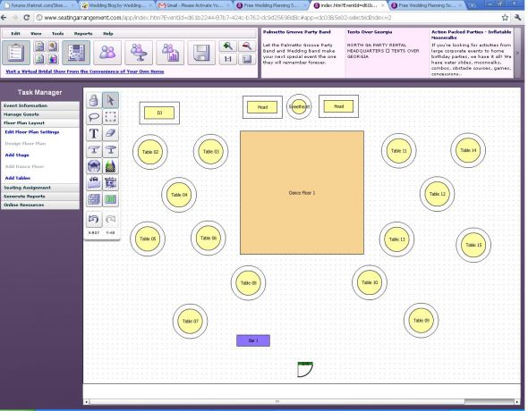 For those doing a seating chart/arrangement….