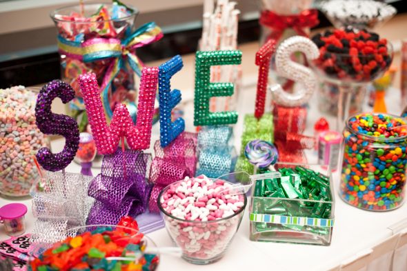 HELP!!! DIY Candy Buffet :  wedding blue green variety candy candy buffet 032