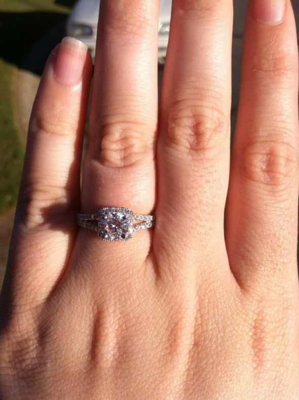 Just for FUN...Lets Trade Rings :  wedding trade engagement ring rings sparkly sparkle 1 Csperry2
