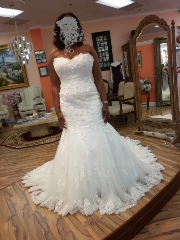 Maggie sottero Tracey dress on real brides :  wedding dress maggie sottero mermaid lace Oct2011 054   Copy