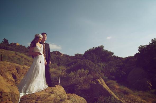 My Vintage Engagement Photos were shared on Style Me Pretty's Facebook Page! :  wedding vintage engagement photo shoot style me pretty facebook photographer los angeles wedding Jhovany Photography 1