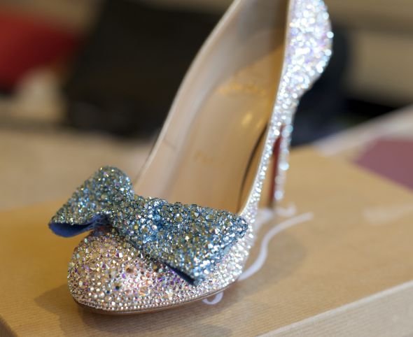 Christian Louboutin Fifi Strass! I strassed my own Christian Louboutin Heels!!!