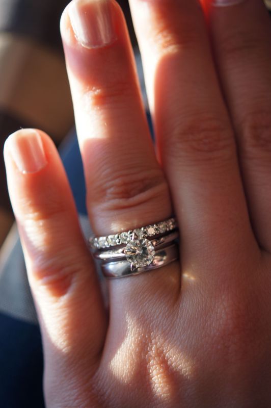 Size 7 finger 2mm or 3mm Weddingbee