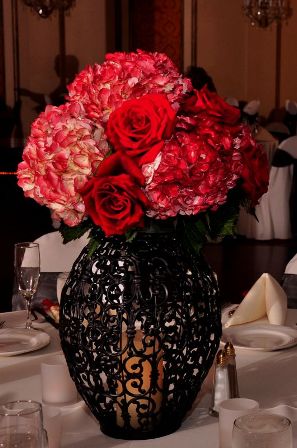 I'm selling my black centerpieces Wanted SILVER BLACK TURQUOISE wedding