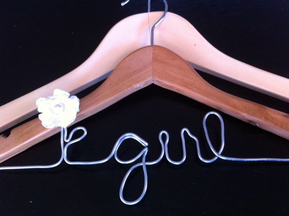 Personalized hangers--special pricing for Bees! :  wedding personalized hangers bridal hanger bridesmaids flower girl dress Fg1