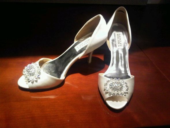 Wedding Over..Items for Sale! Badgley Shoes, Birdcage, Cake topper, Table #'s + : wedding Bmish