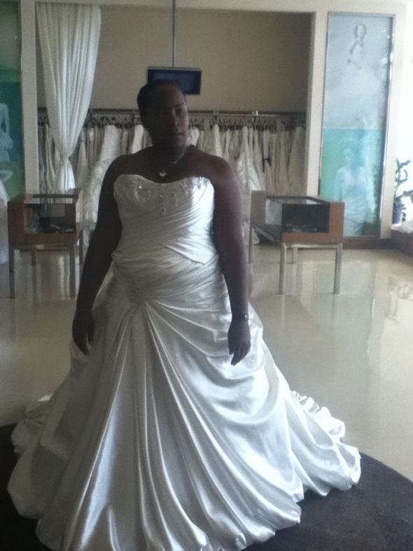 Here's my journey of dresses! Share yours! (Pic heavy) :  wedding dress journey pic pics heavy plus size 1 weight loss curvy full figured 1 Dress2