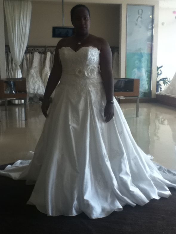 Here's my journey of dresses! Share yours! (Pic heavy) :  wedding dress journey pic pics heavy plus size 1 weight loss curvy full figured 1 Dress3