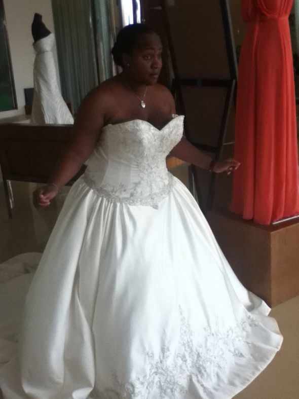 Here's my journey of dresses! Share yours! (Pic heavy) :  wedding dress journey pic pics heavy plus size 1 weight loss curvy full figured 1 Dress5