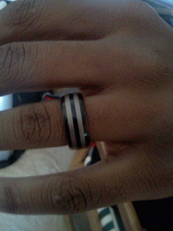Show me your Man's ring! :  wedding wedding band fiance groom 1312898690682